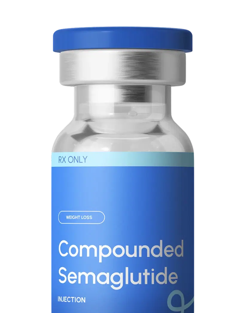 Compounded semaglutide vial