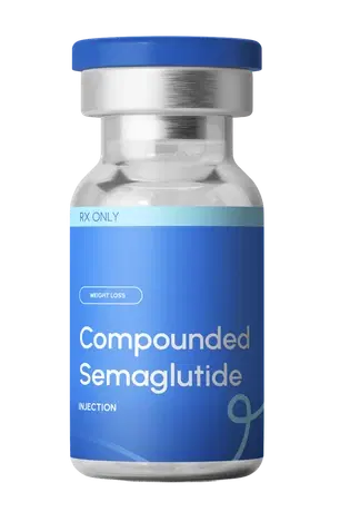 Compounded semaglutide vial