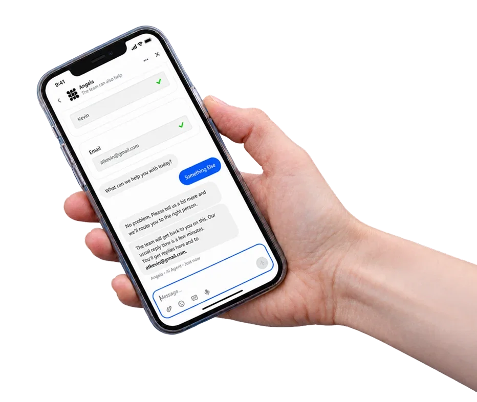Patient portal open on a phone